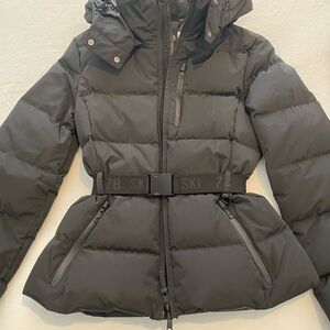 Zara Black Ski Puffer Jacket/Coat - Small
